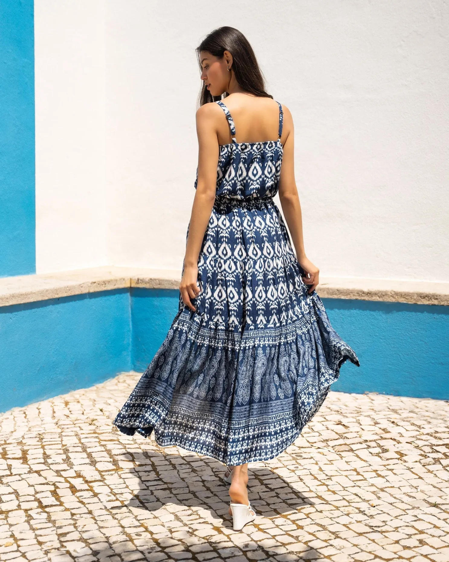 Dani Top In Tivara Ikat sold by Boston Proper product image thumbnail 5