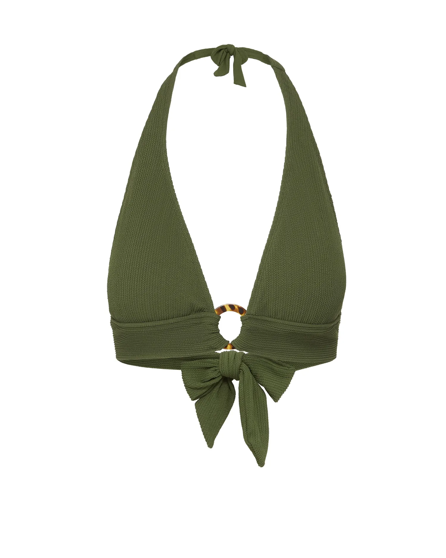 Erin Top Olive Texture sold by Boston Proper