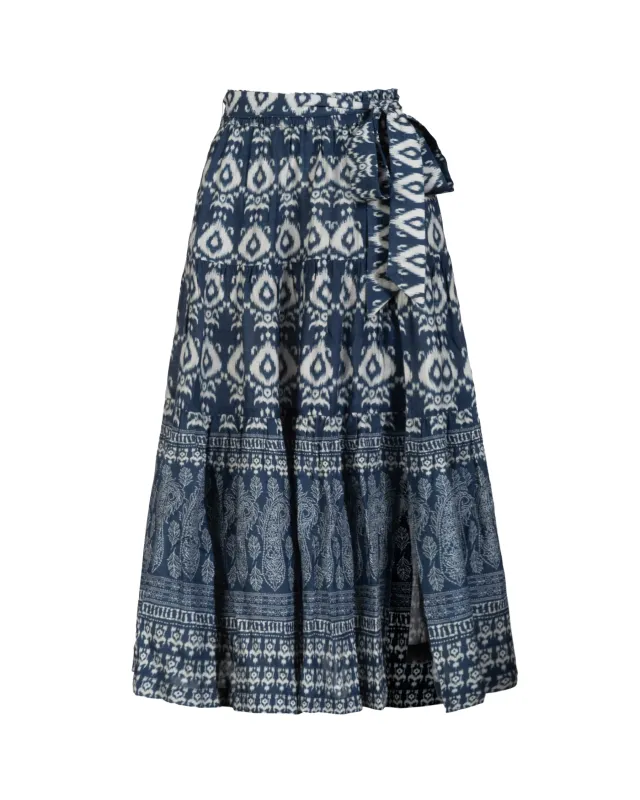 Jenni Skirt In Tivara Ikat sold by Boston Proper