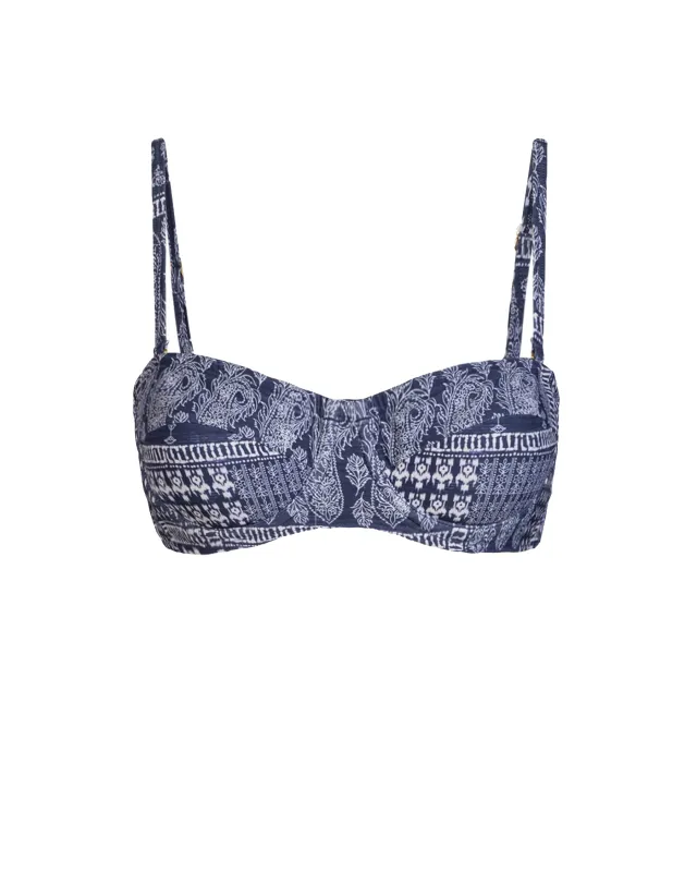 Nellie Top In Tivara Patchwork sold by Boston Proper