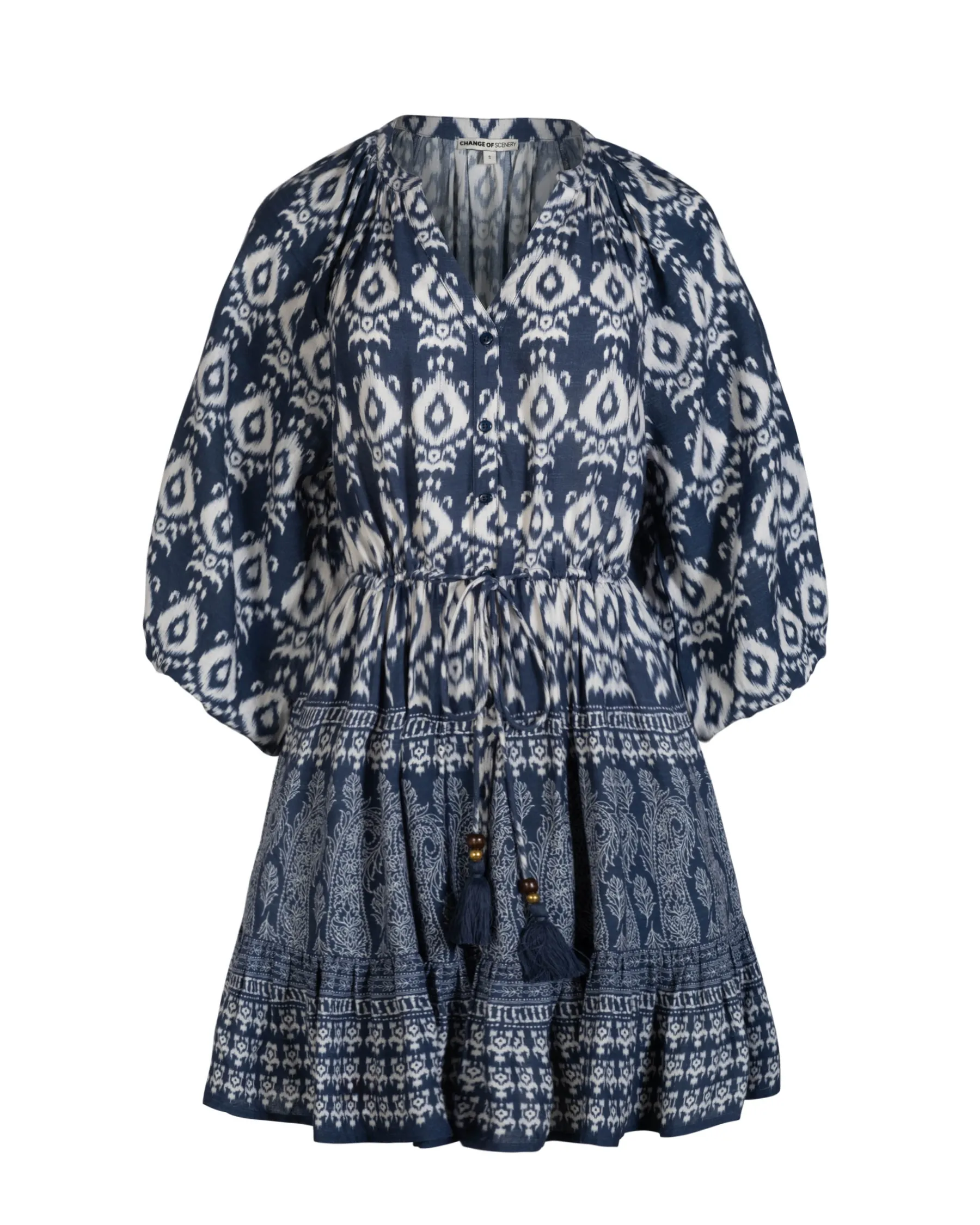 Sam Dress In Tivara Ikat sold by Boston Proper