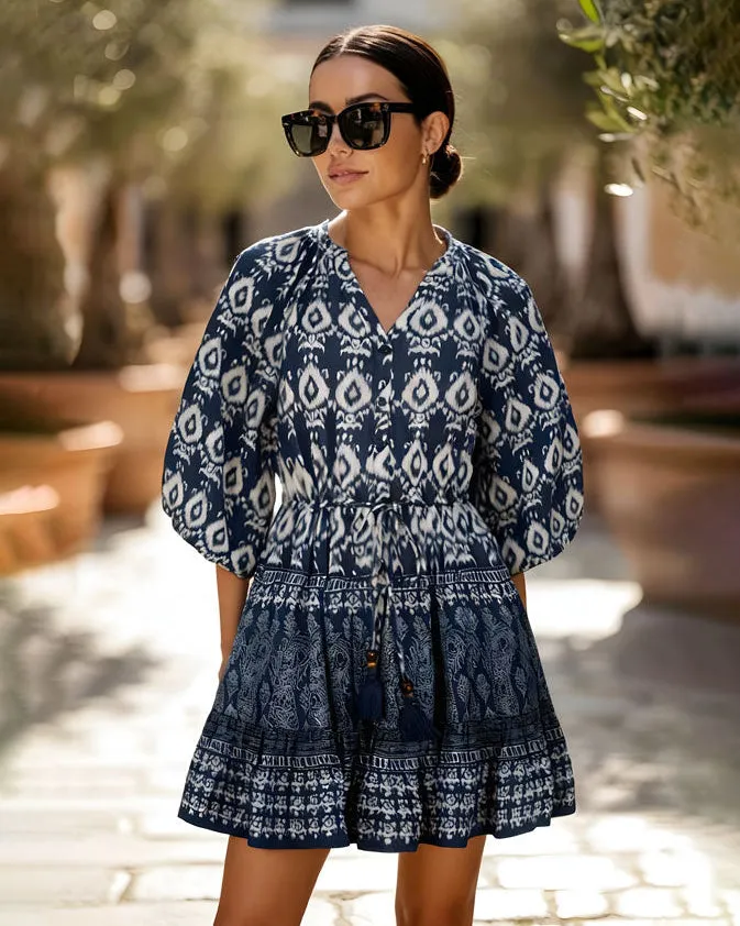 Sam Dress In Tivara Ikat sold by Boston Proper product image thumbnail 2