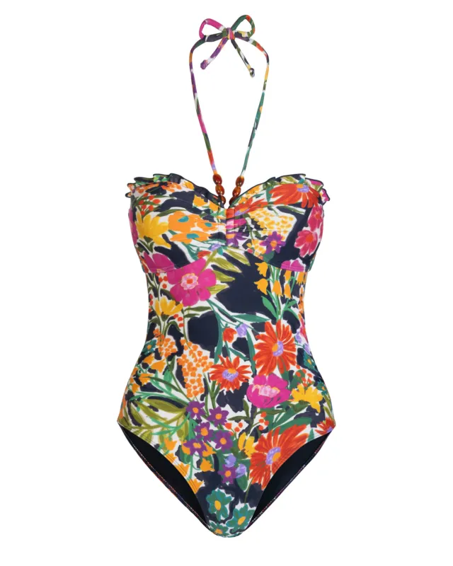 Talia One Piece In Gardenia sold by Boston Proper
