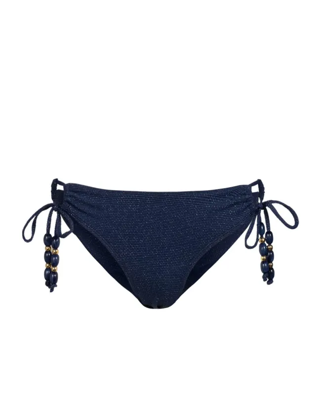 Taryn Bottom In Marine Blue Metallic sold by Boston Proper