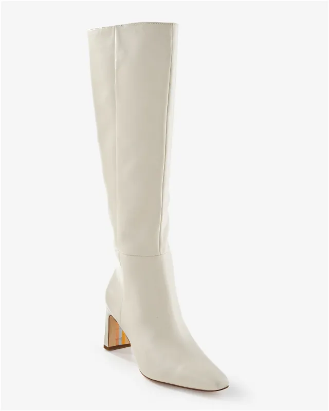 Pointed Toe Boot Ivory sold by Boston Proper