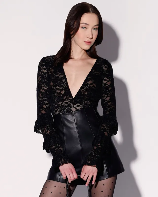 Paloma Top, Black Lace sold by Boston Proper
