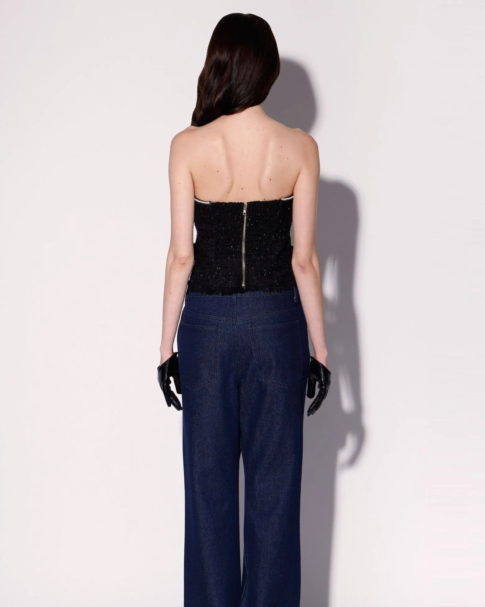 Demi Top, Heiress Tweed sold by Boston Proper product image thumbnail 4