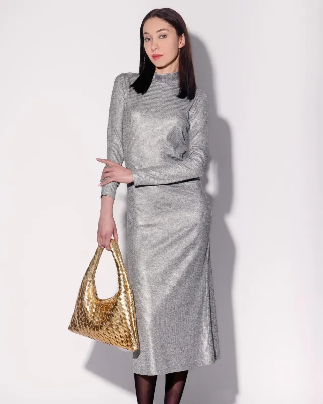Ella Dress, Silver sold by Boston Proper