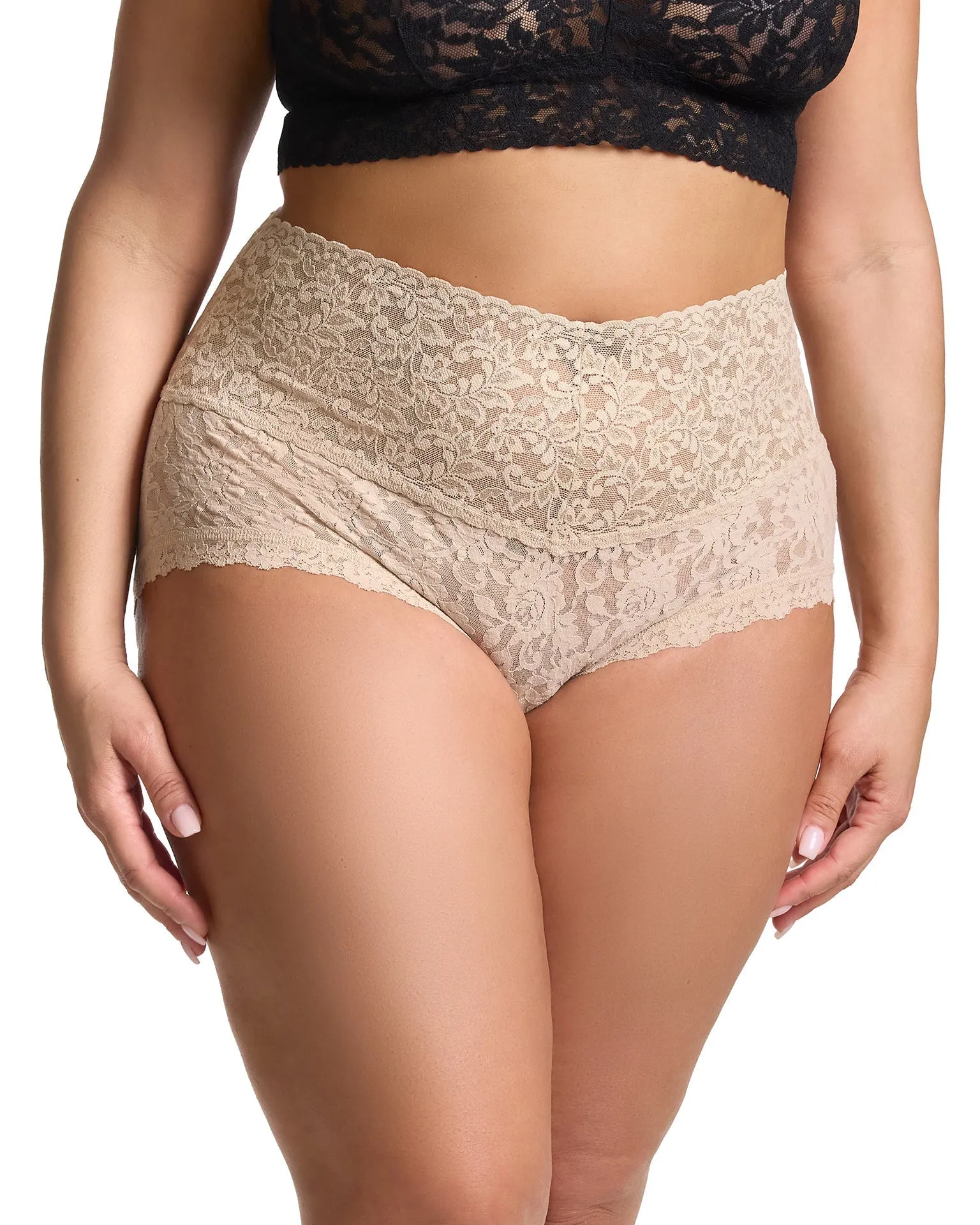 Plus Retro Boyshort Chai sold by Boston Proper