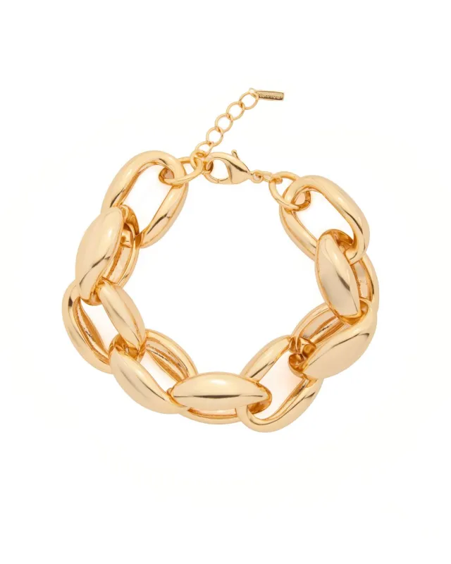 GENEVIEVE BRACELET GOLD sold by Boston Proper