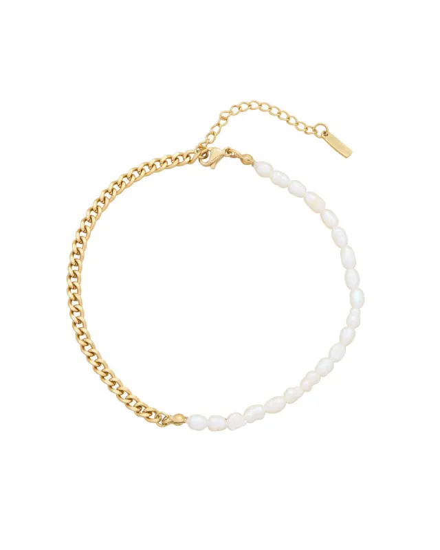 FRESHWATER PEARL EDEN ANKLET sold by Boston Proper