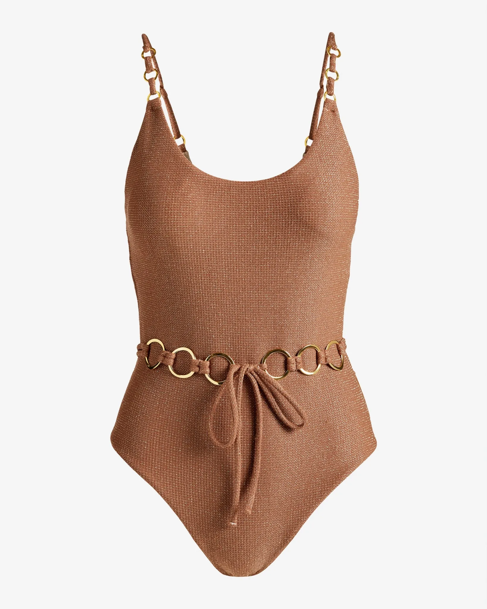 PQ Swim x Boston Proper Hardware Detail One Piece Mocha sold by Boston Proper product image thumbnail 2