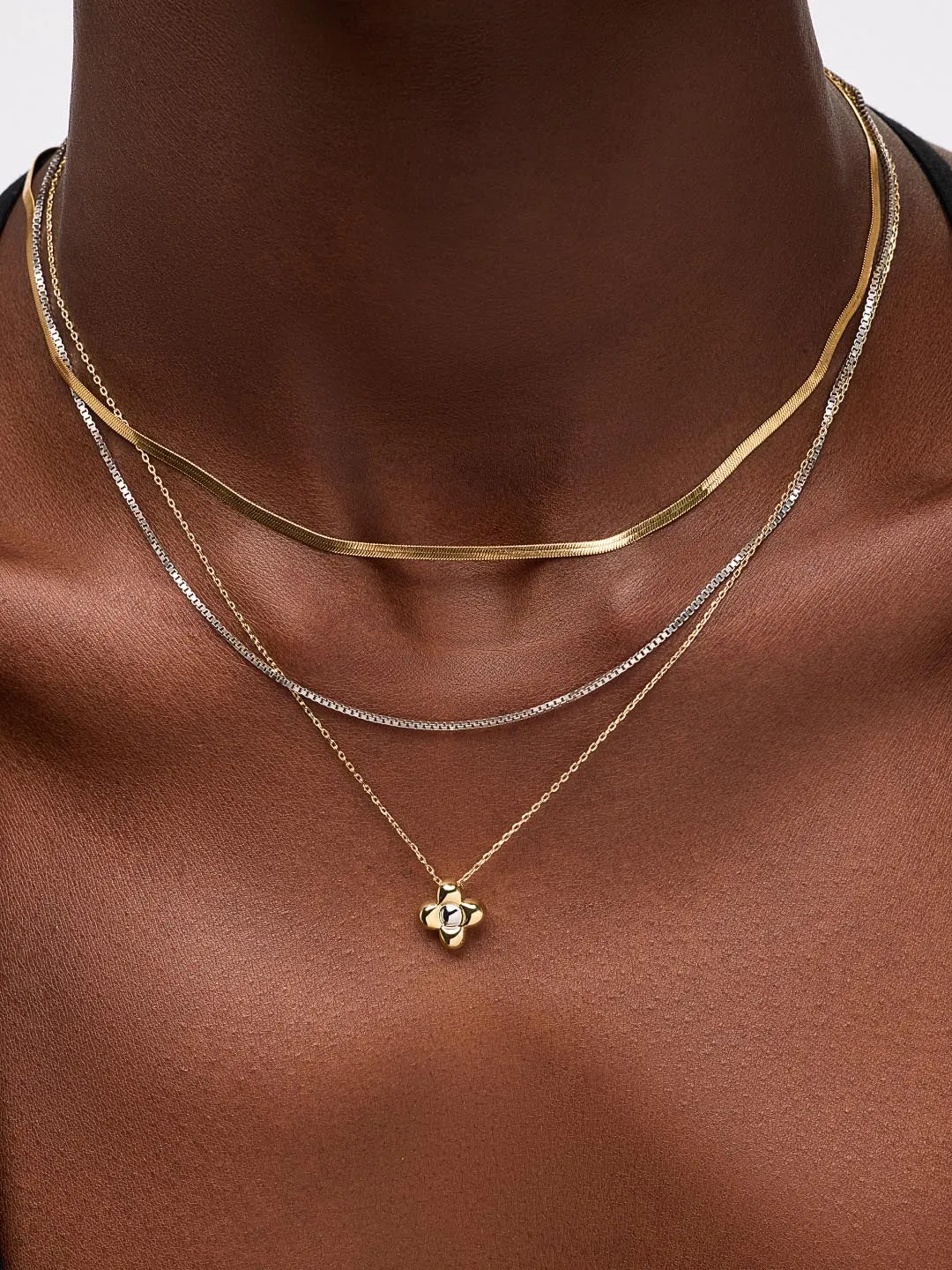 Flower Necklace - Liora Pendant Mini sold by Boston Proper product image thumbnail 2