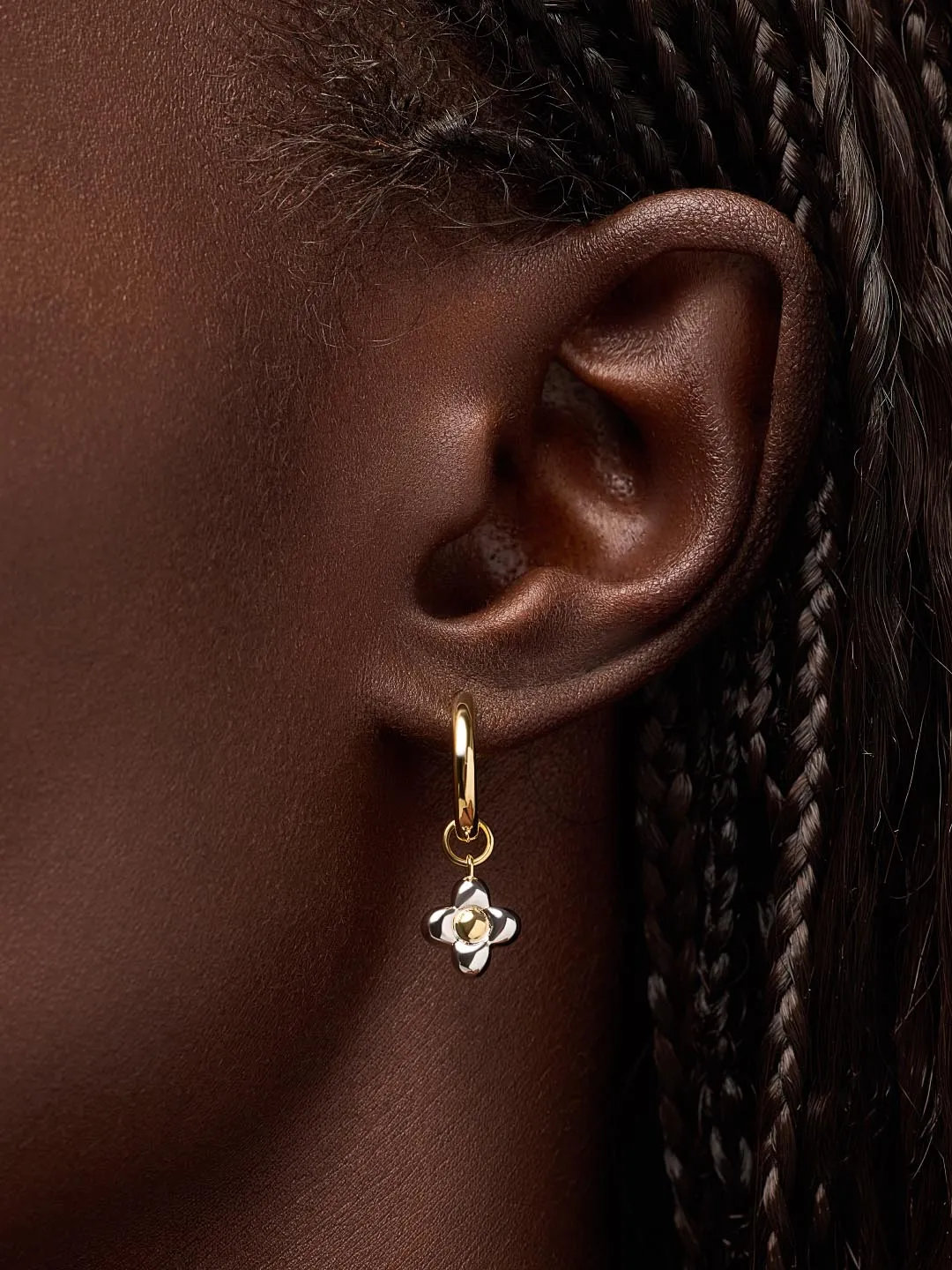 Flower Earrings - Liora Hoops sold by Boston Proper product image thumbnail 5