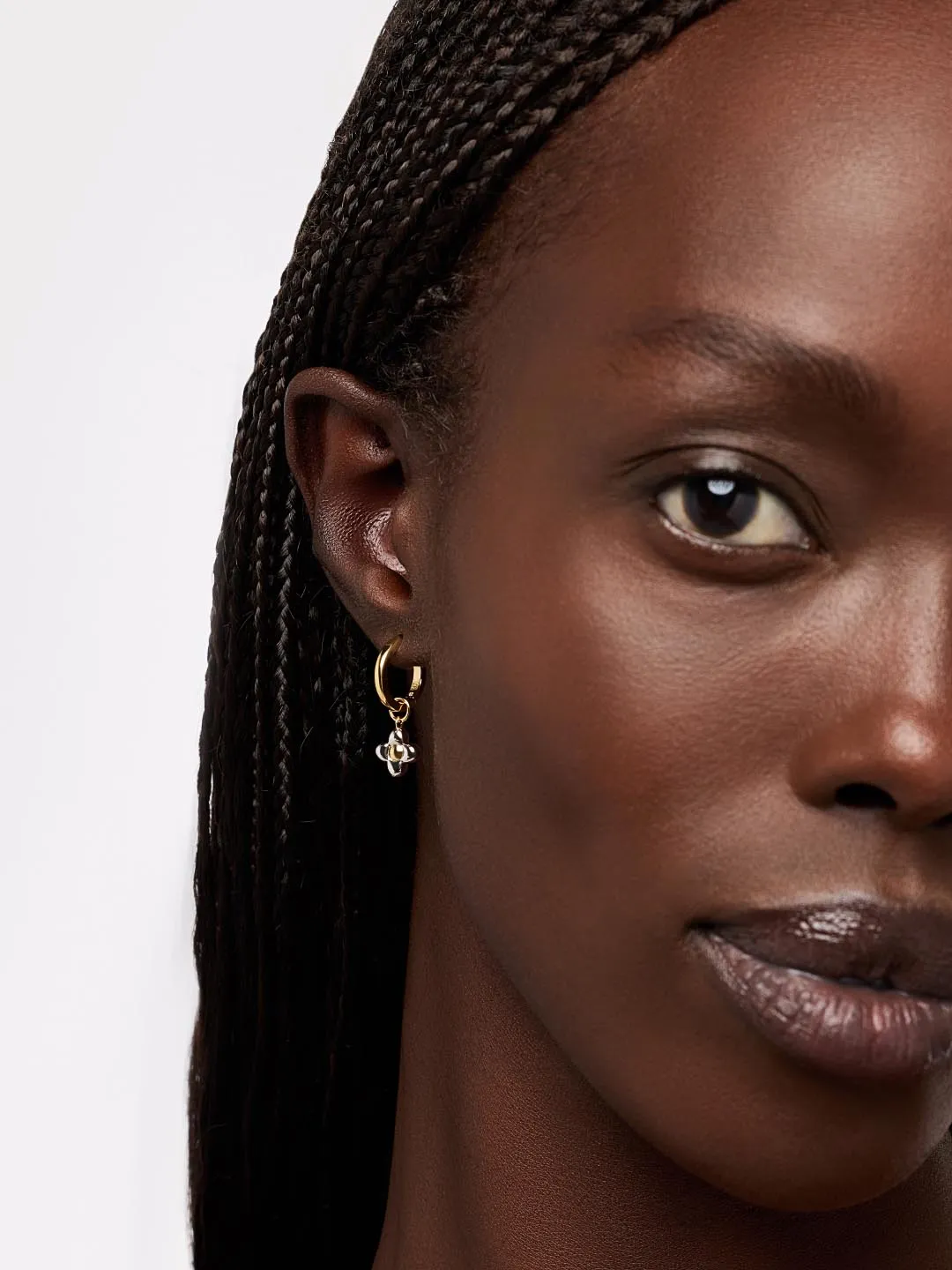 Flower Earrings - Liora Hoops sold by Boston Proper product image thumbnail 3
