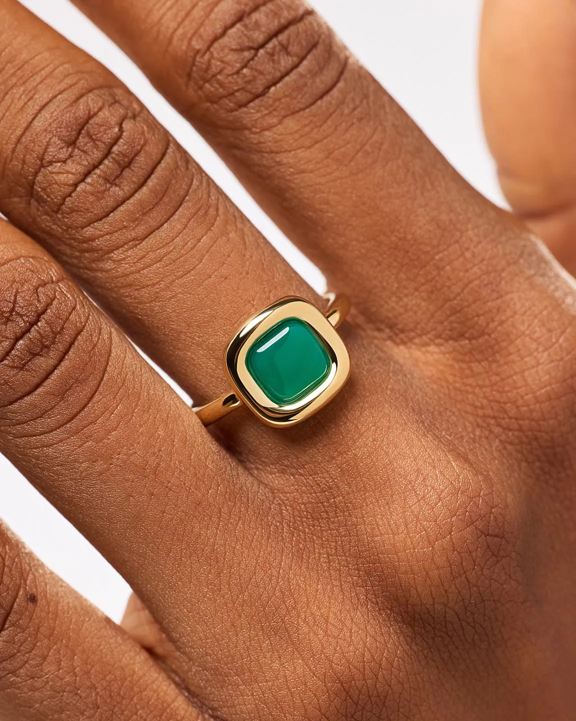 Statement Ring - Clara Ring Green Onyx sold by Boston Proper product image thumbnail 3