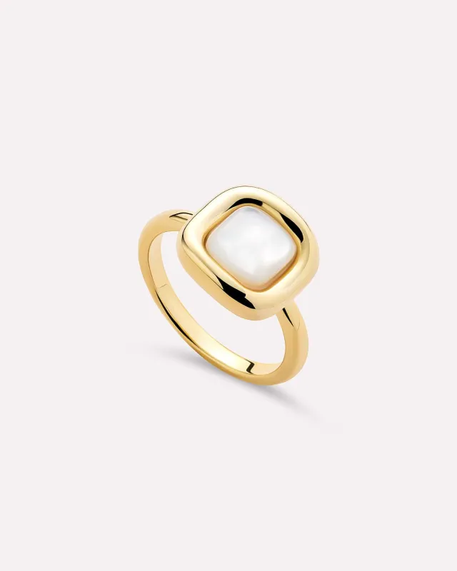 Statement Ring - Clara Ring Mother of Pearl sold by Boston Proper