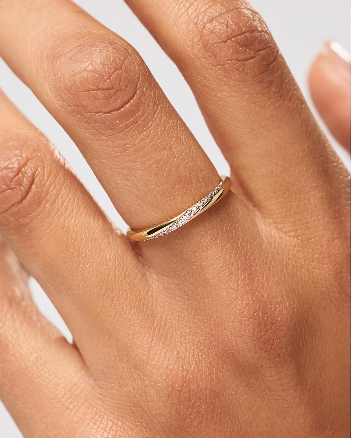 Gold Band Ring - Kira Slim Ring sold by Boston Proper product image thumbnail 3