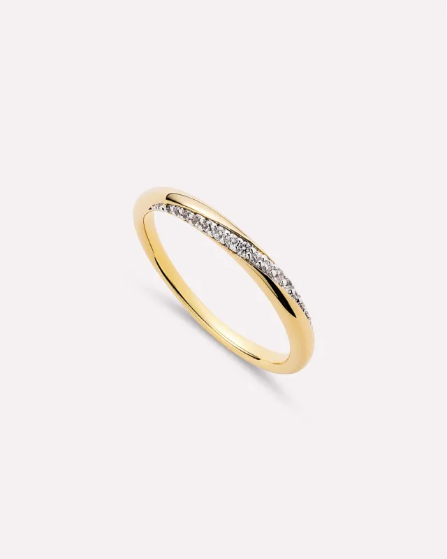 Gold Band Ring - Kira Slim Ring sold by Boston Proper