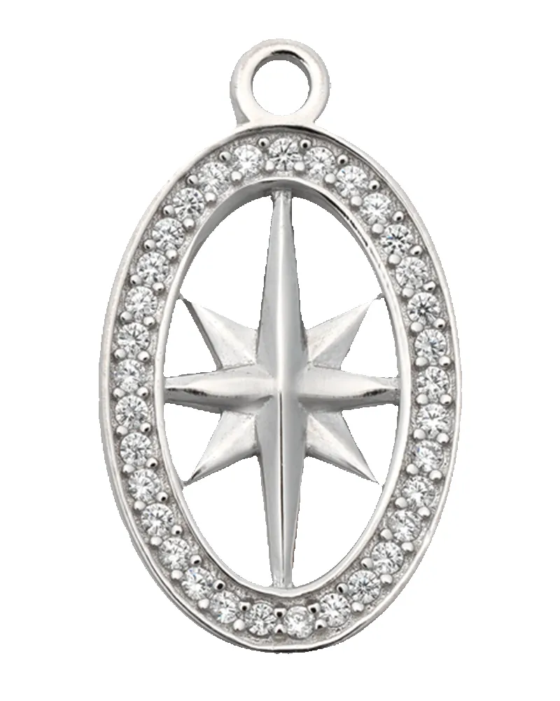 Blue Silver Agate Gemstone Bracelet with Unstoppable Sterling Silver Charm sold by Boston Proper product image thumbnail 3