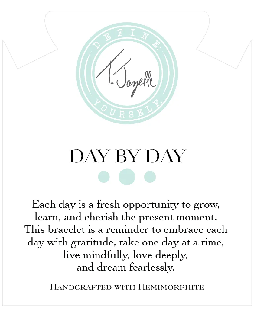 Gold Day by Day Collection- Hemimorphite Gemstone Bracelet sold by Boston Proper product image thumbnail 2