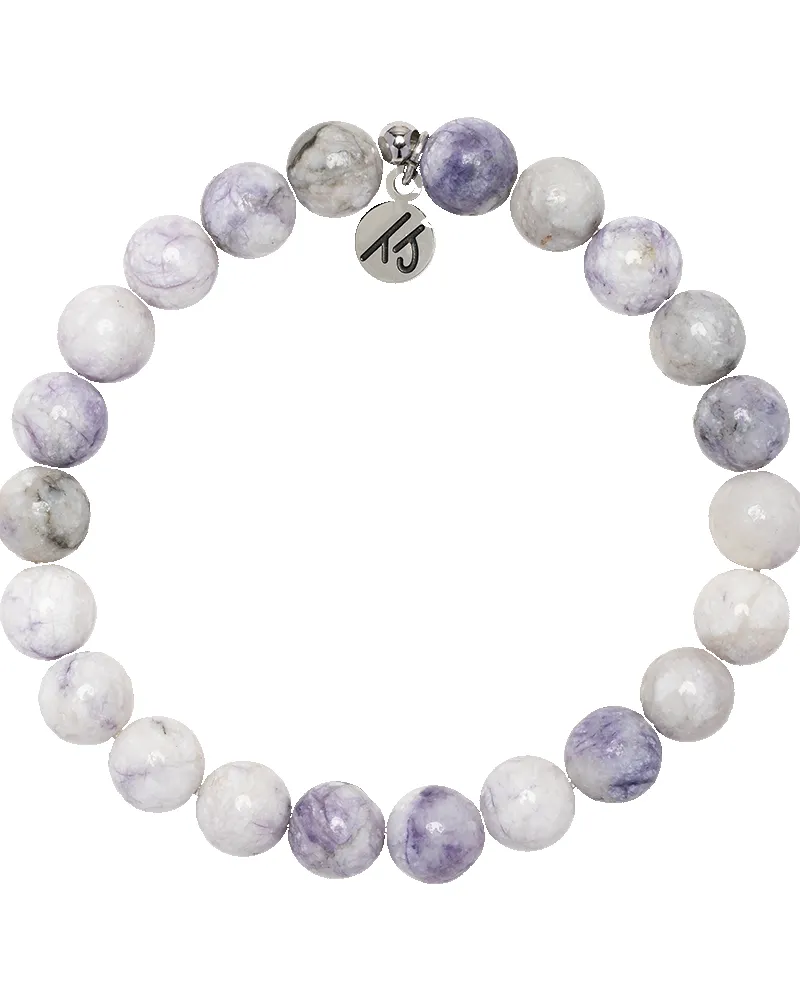 Defining Bracelet- Hope Bracelet with Purple Turquoise Gemstones sold by Boston Proper