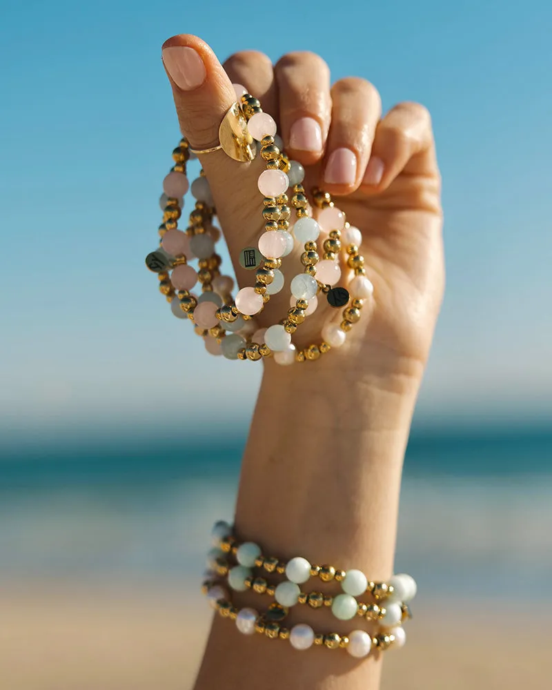 Gold Day by Day Collection- Pearl Gemstone Bracelet sold by Boston Proper product image thumbnail 3