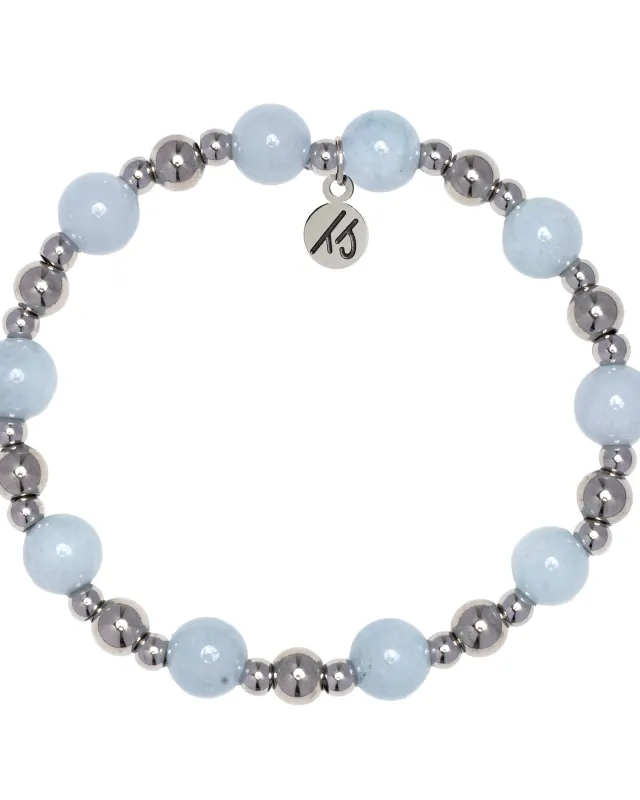 Day by Day Collection- Blue Aquamarine Gemstone Bracelet sold by Boston Proper