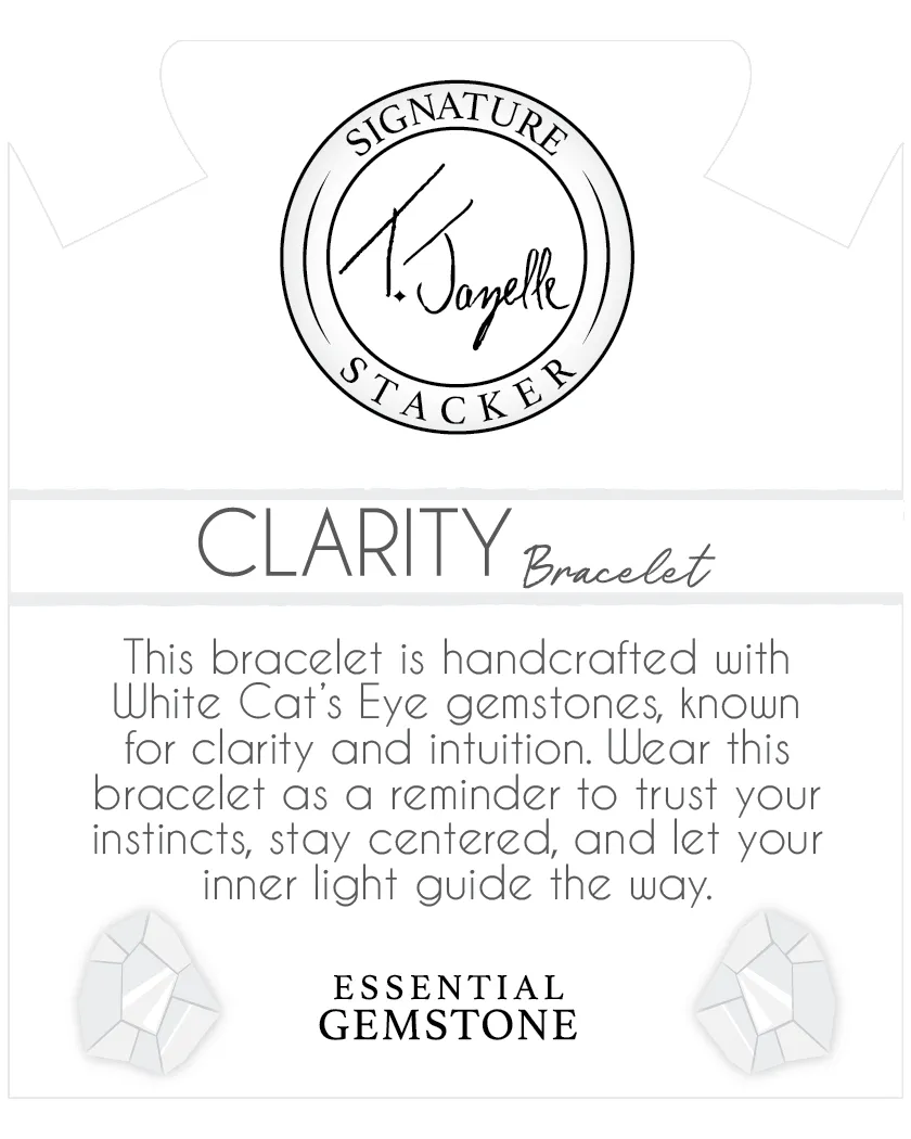Defining Bracelet- Clarity Bracelet with White Cats Eye Gemstones sold by Boston Proper product image thumbnail 2