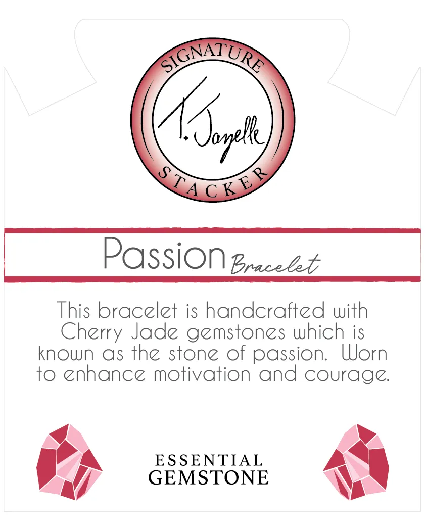 Defining Bracelet-Passion Bracelet with Cherry Jade Gemstones sold by Boston Proper product image thumbnail 2