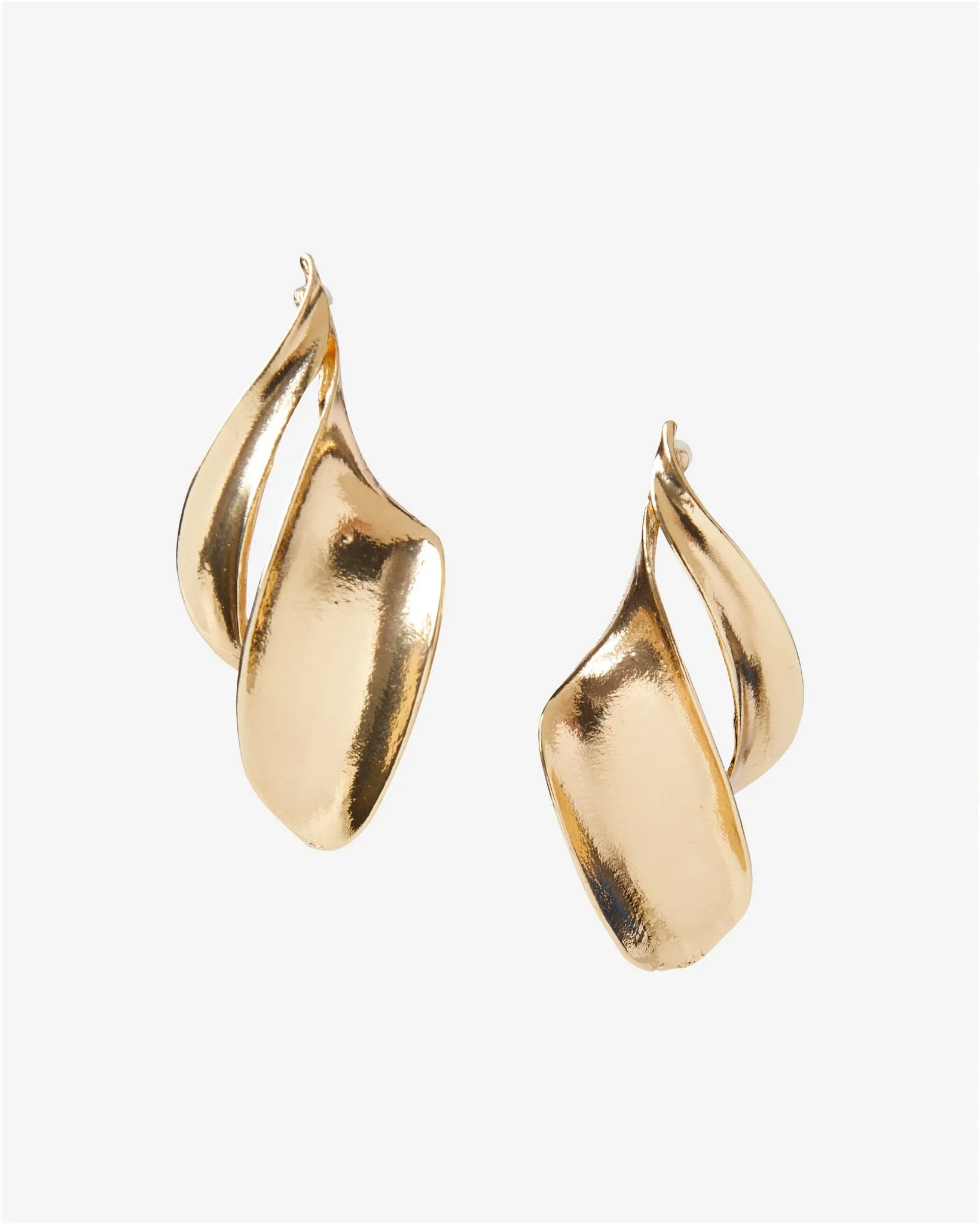 Twist Drop Earring Gold sold by Boston Proper