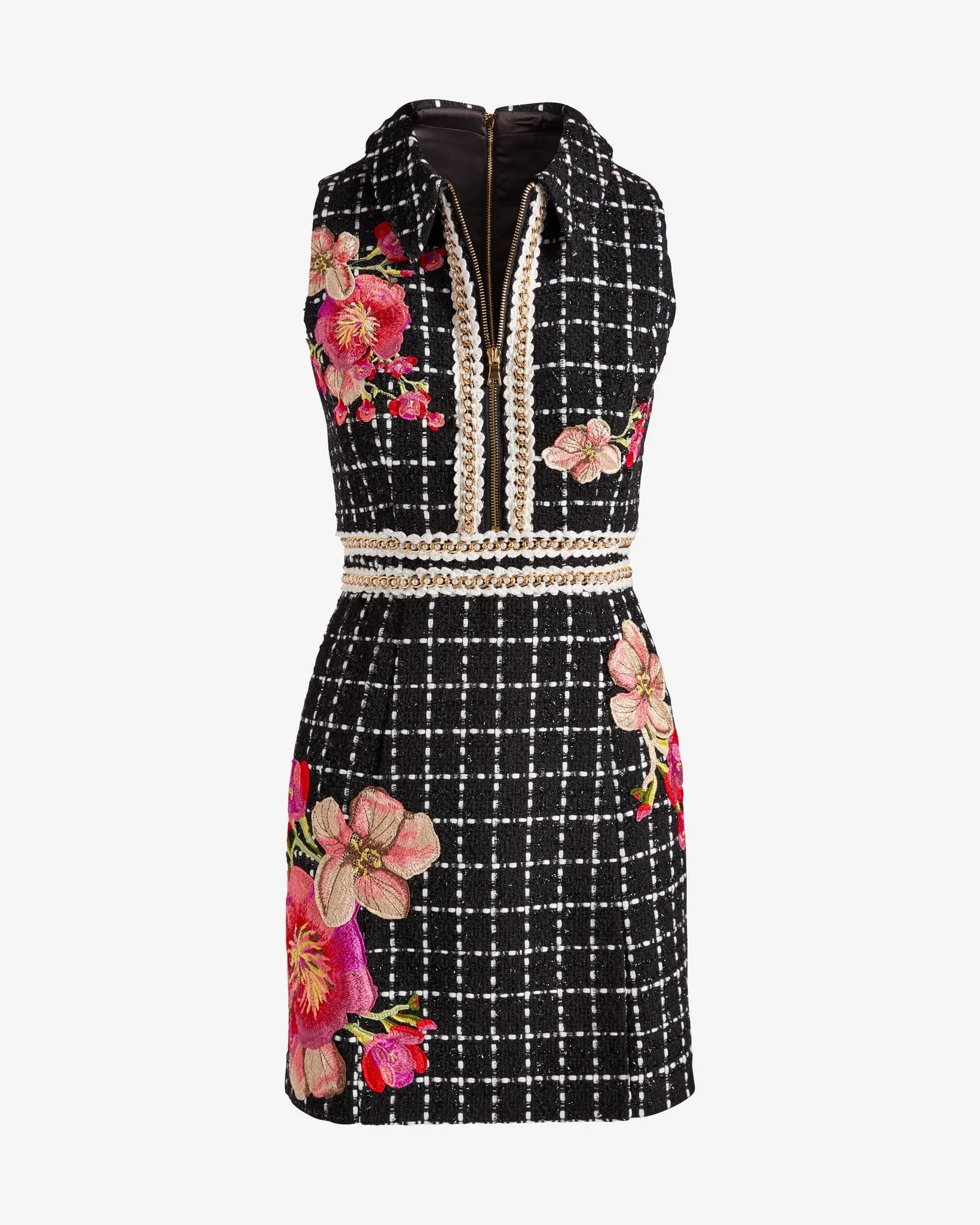 Floral Applique Tweed Sheath Dress Multi sold by Boston Proper product image thumbnail 2