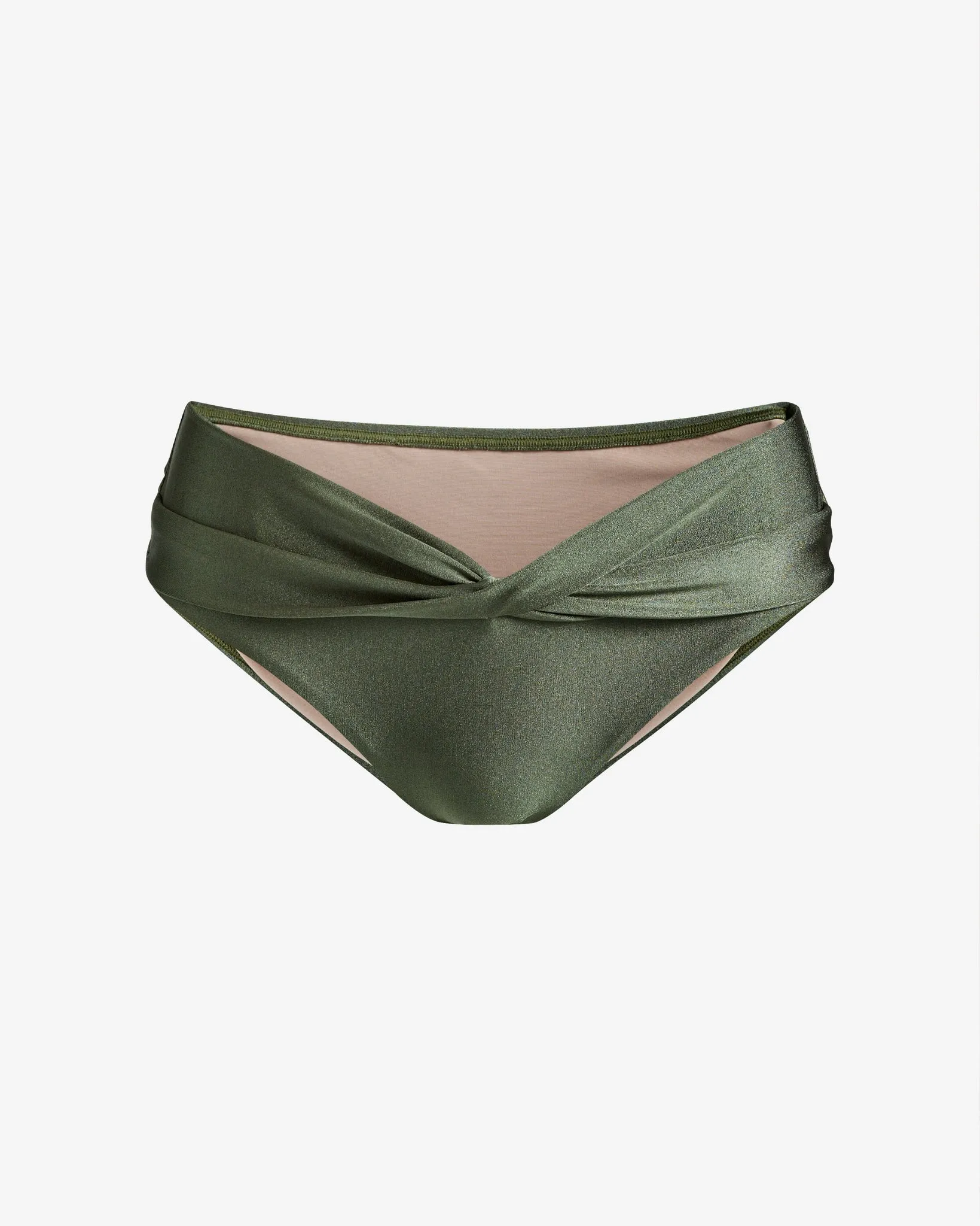 PQ Swim x Boston Proper Cross Front Bikini Bottom Olive sold by Boston Proper product image thumbnail 2