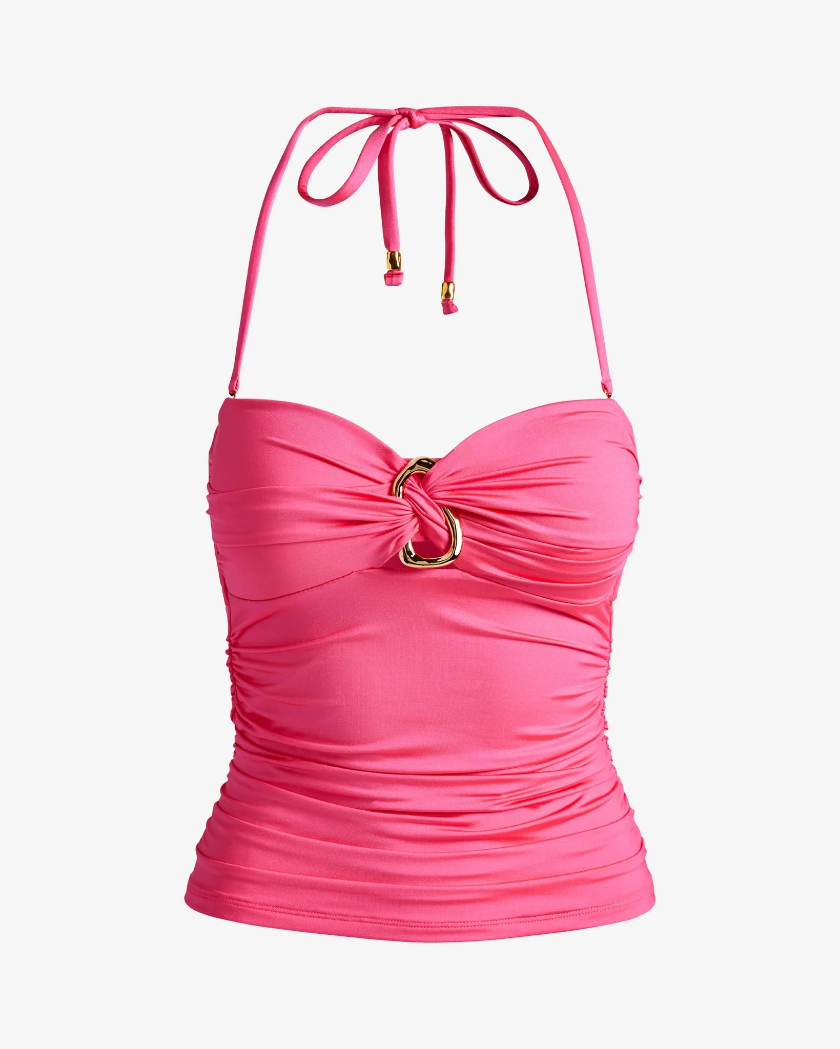 Monaco Hardware Bandeau Tankini Coral sold by Boston Proper product image thumbnail 2