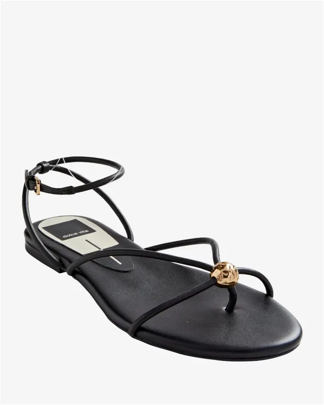 Strappy Gladiator Sandal Black sold by Boston Proper
