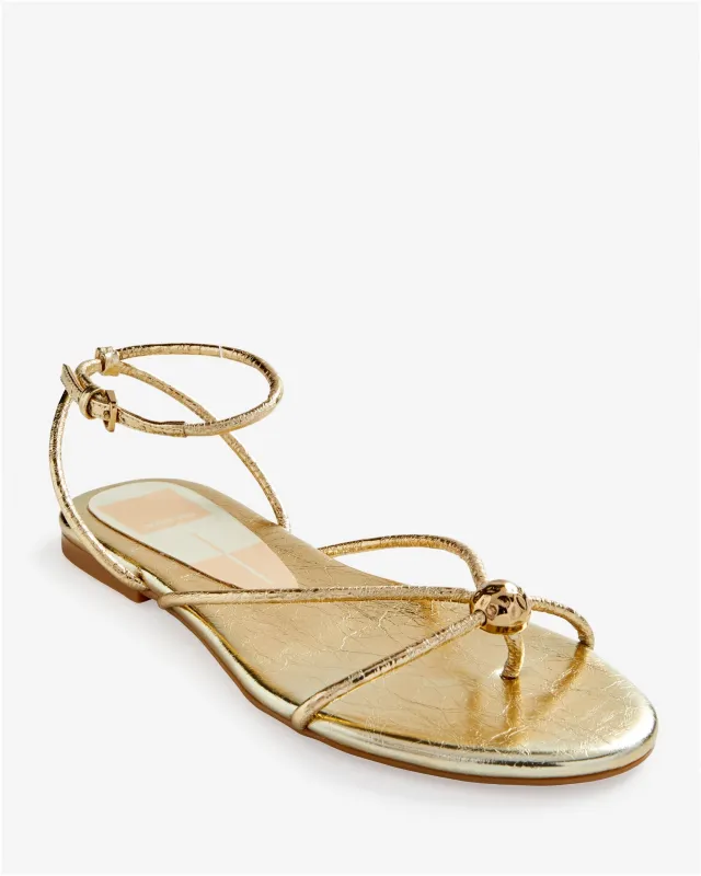 Strappy Gladiator Sandal Gold sold by Boston Proper