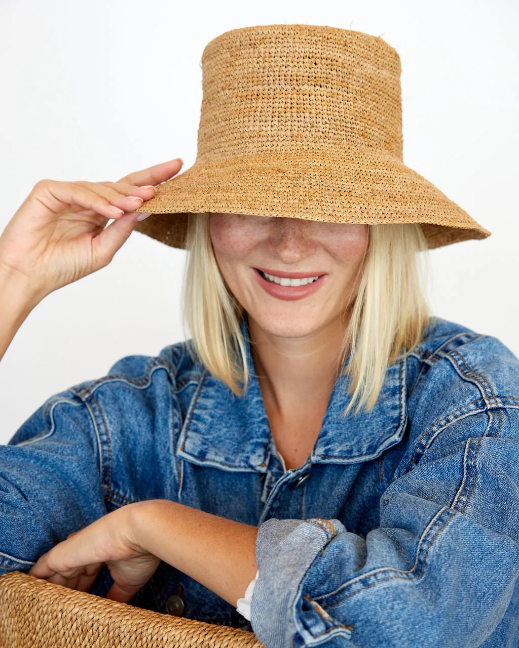 Chic Crochet Bucket Hat sold by Boston Proper product image thumbnail 4