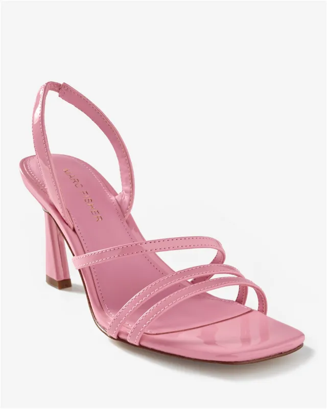 Marc Fisher Sling Back Strappy Dress Heel Pink sold by Boston Proper