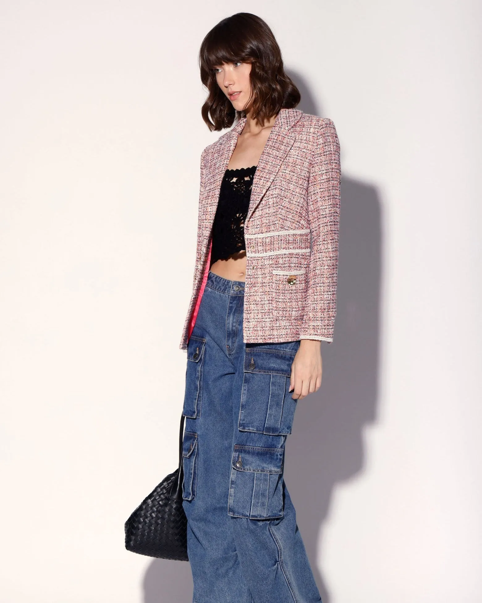 Huxley Blazer, Canyon Tweed sold by Boston Proper product image thumbnail 2
