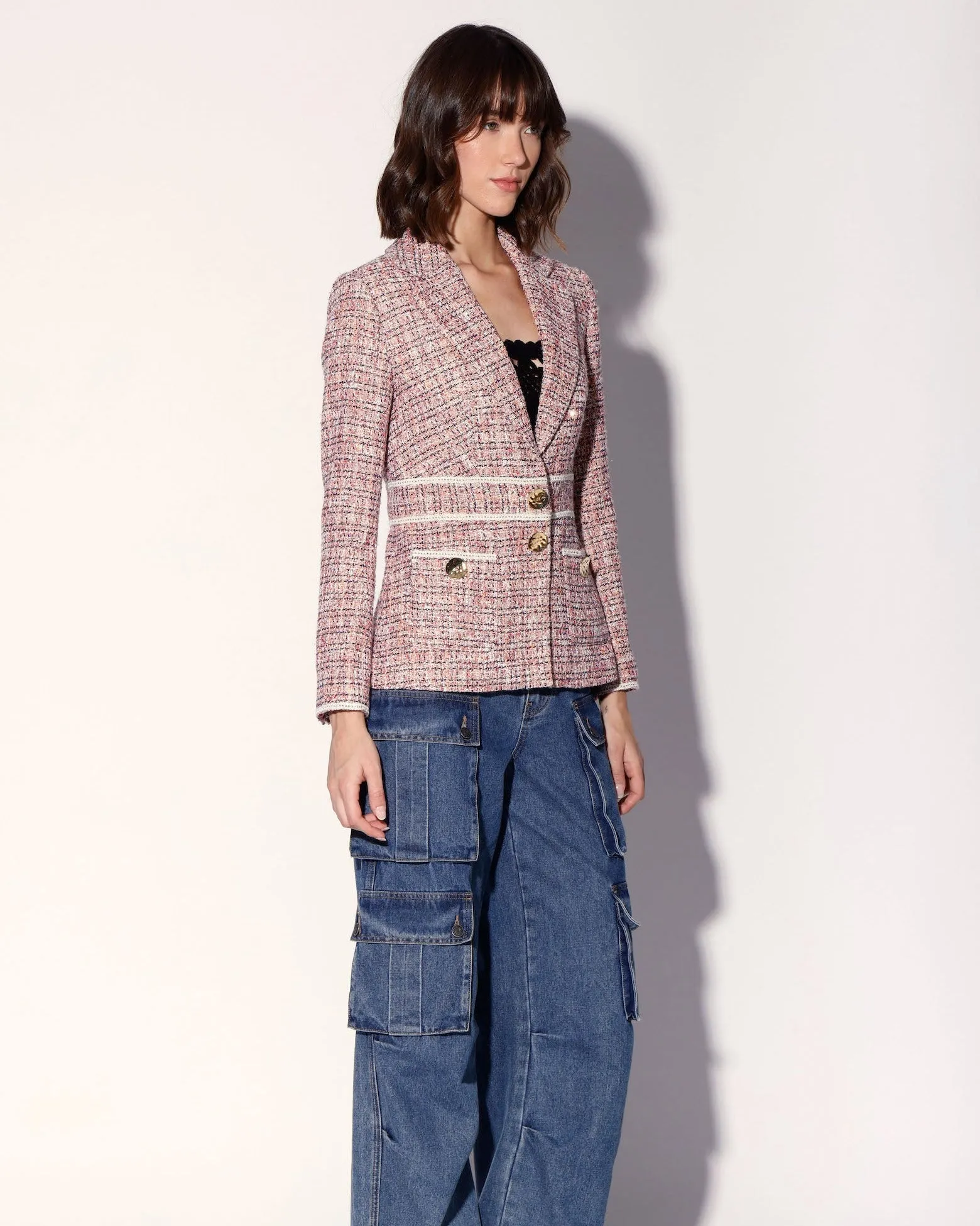 Huxley Blazer, Canyon Tweed sold by Boston Proper product image thumbnail 3