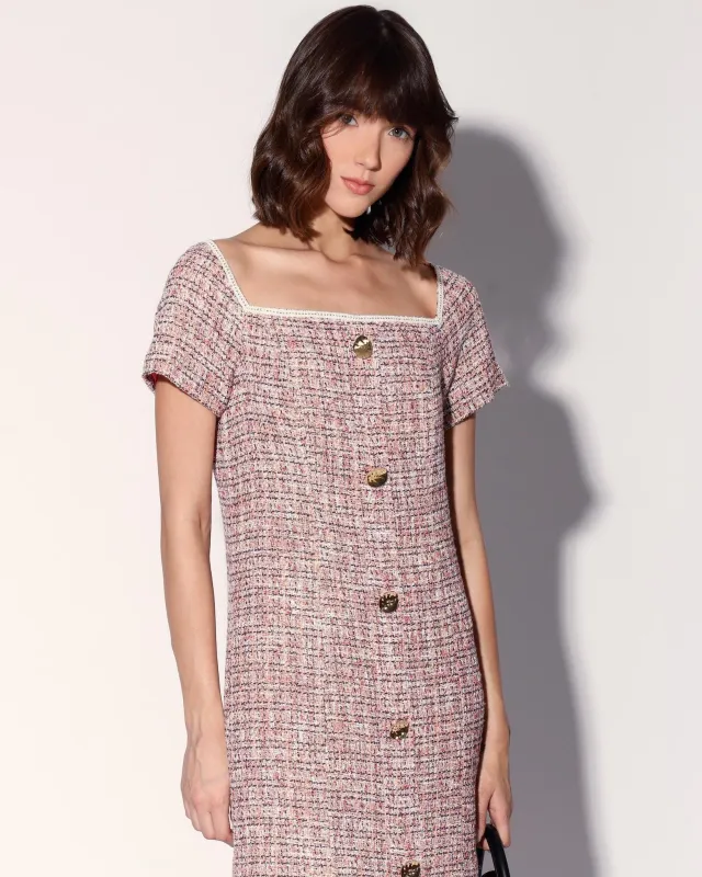 Hayden Dress, Canyon Tweed made by Walter Baker