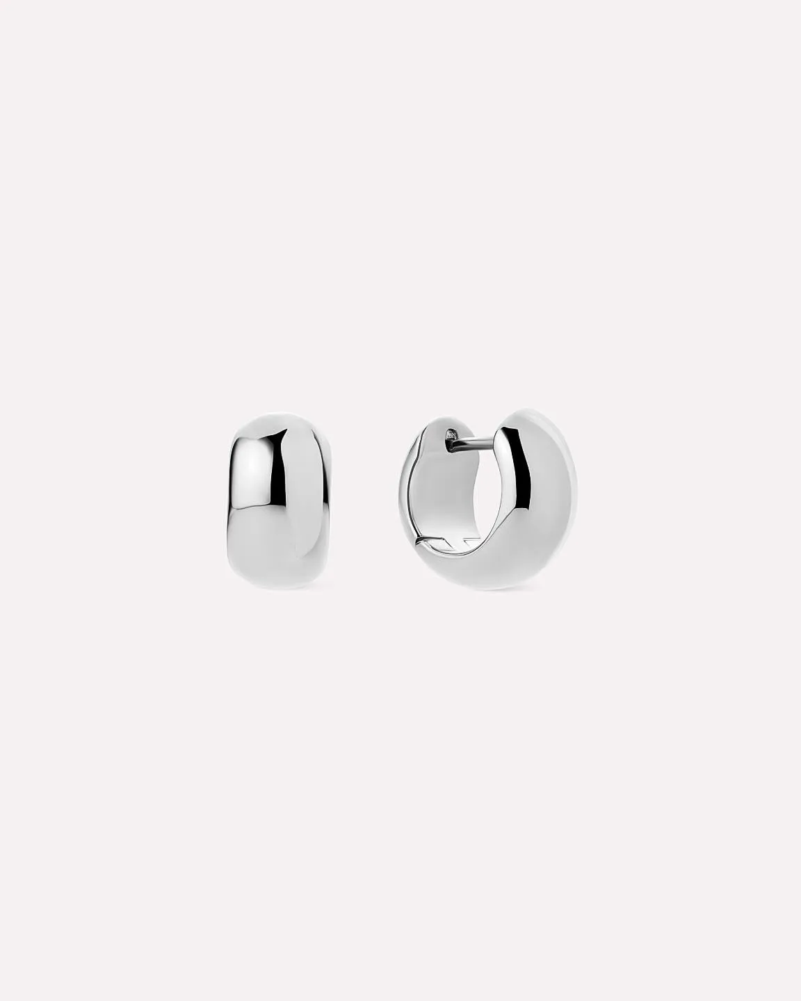 Silver Hoop Earrings - Giulia Bold Silver sold by Boston Proper