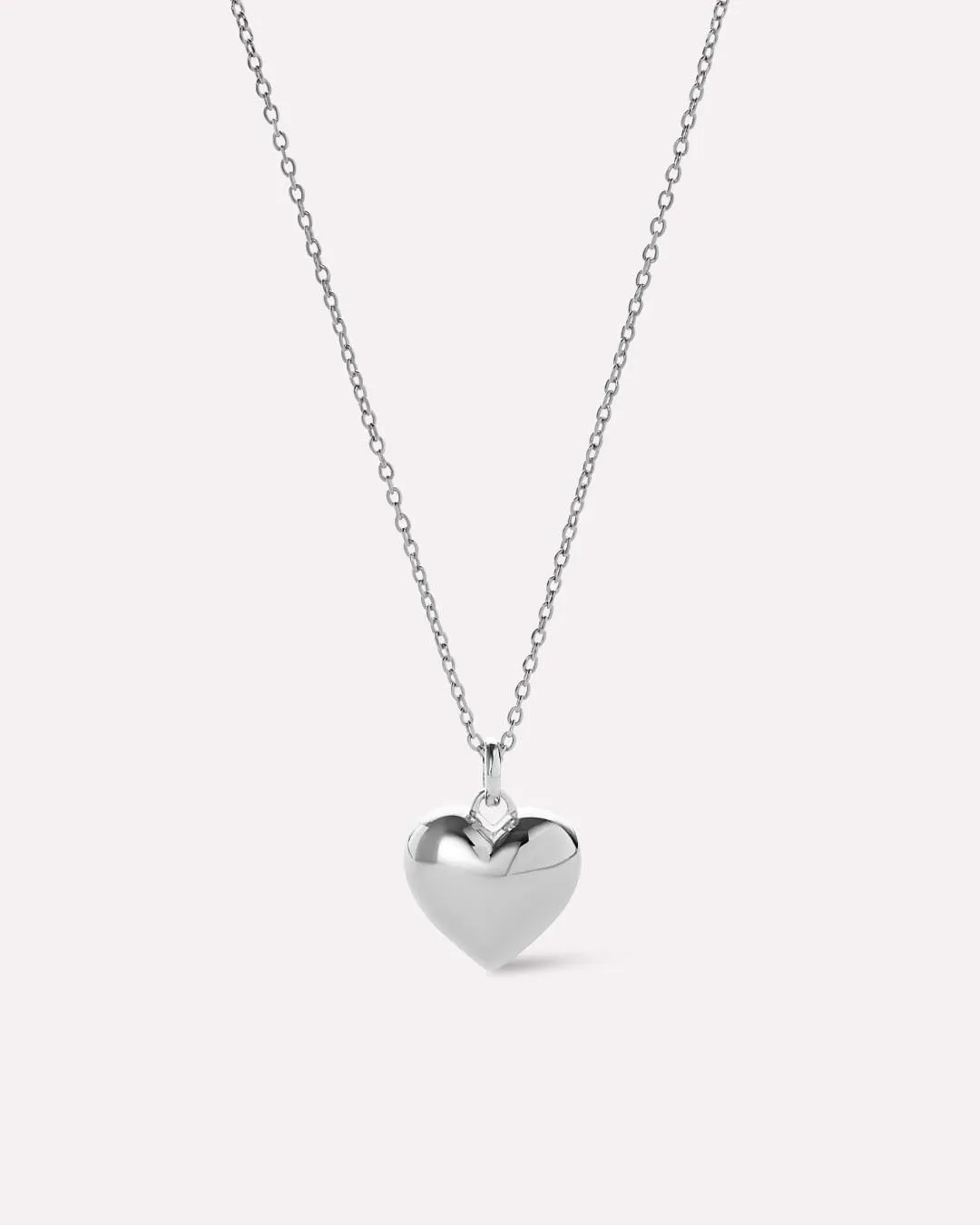 Heart Necklace - Lev Small Silver sold by Boston Proper