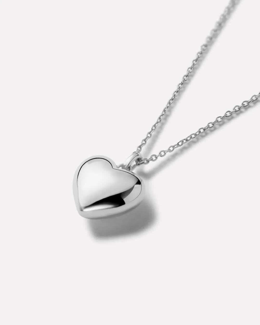 Heart Necklace - Lev Small Silver sold by Boston Proper product image thumbnail 5