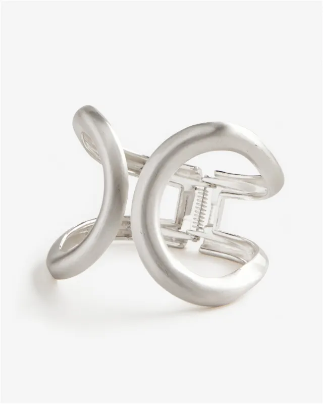 Double Curve Cuff Silver made by Boston Proper