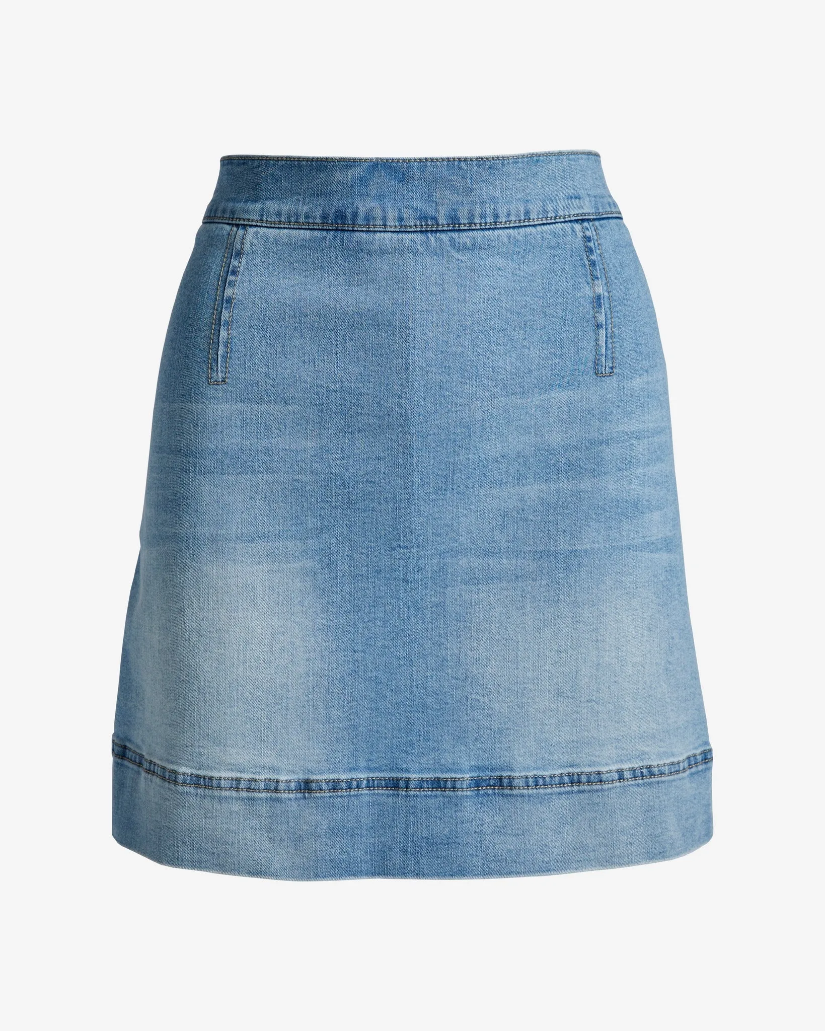 Chic Denim Skort Light Wash Denim sold by Boston Proper product image thumbnail 2