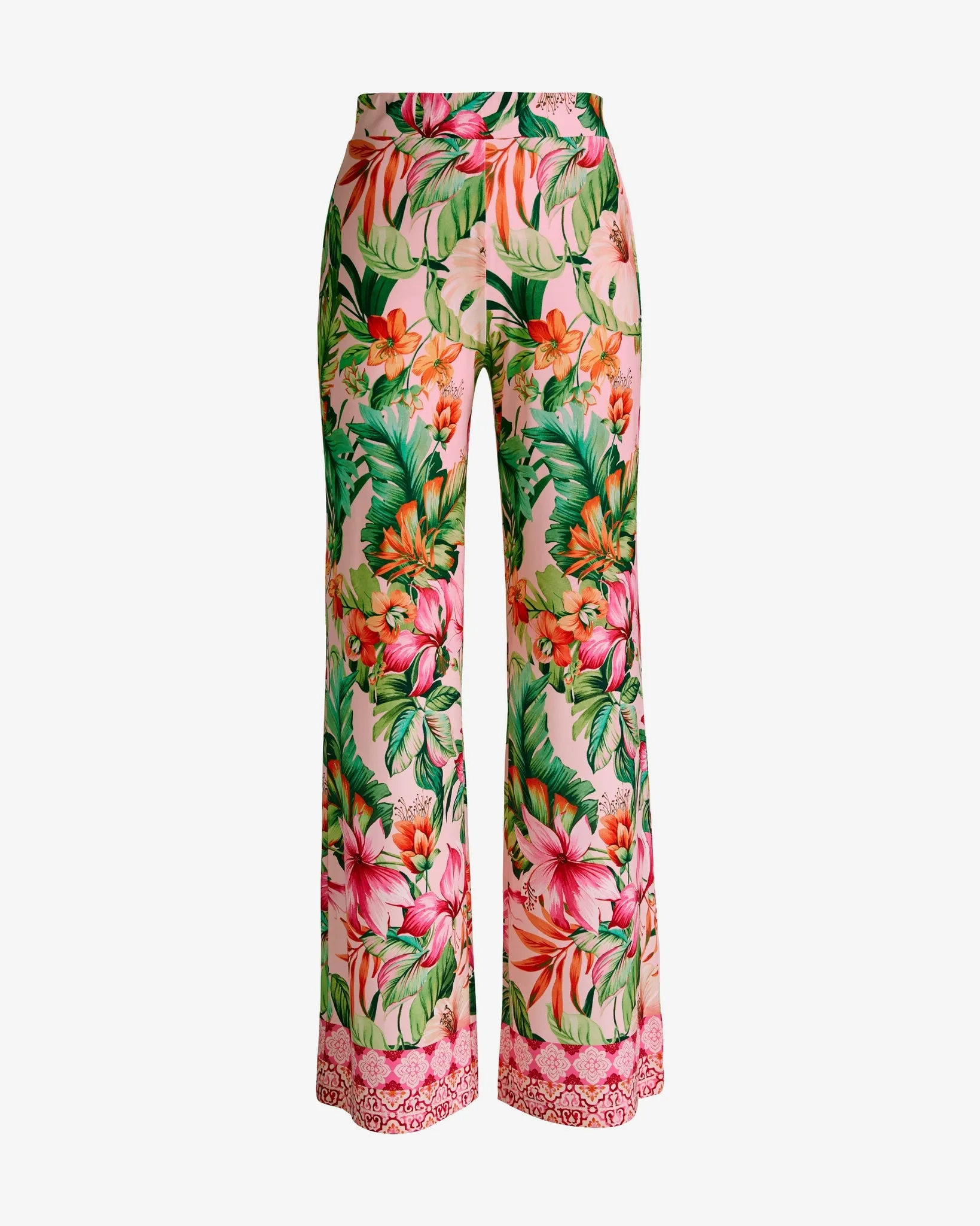Malibu Print Wide Leg Pant Paradise sold by Boston Proper product image thumbnail 2