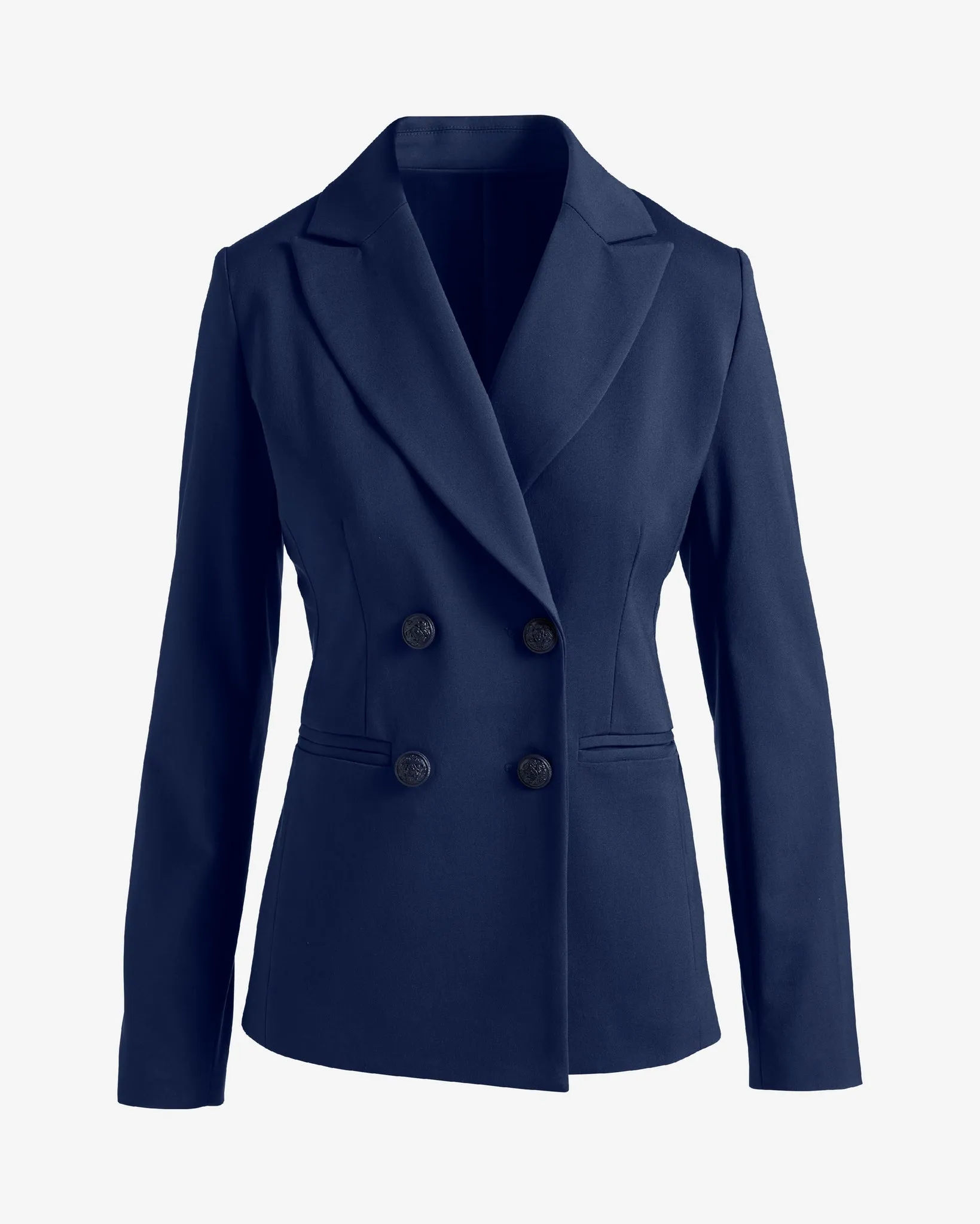 Chic Modern Double Breasted Blazer Navy sold by Boston Proper product image thumbnail 2