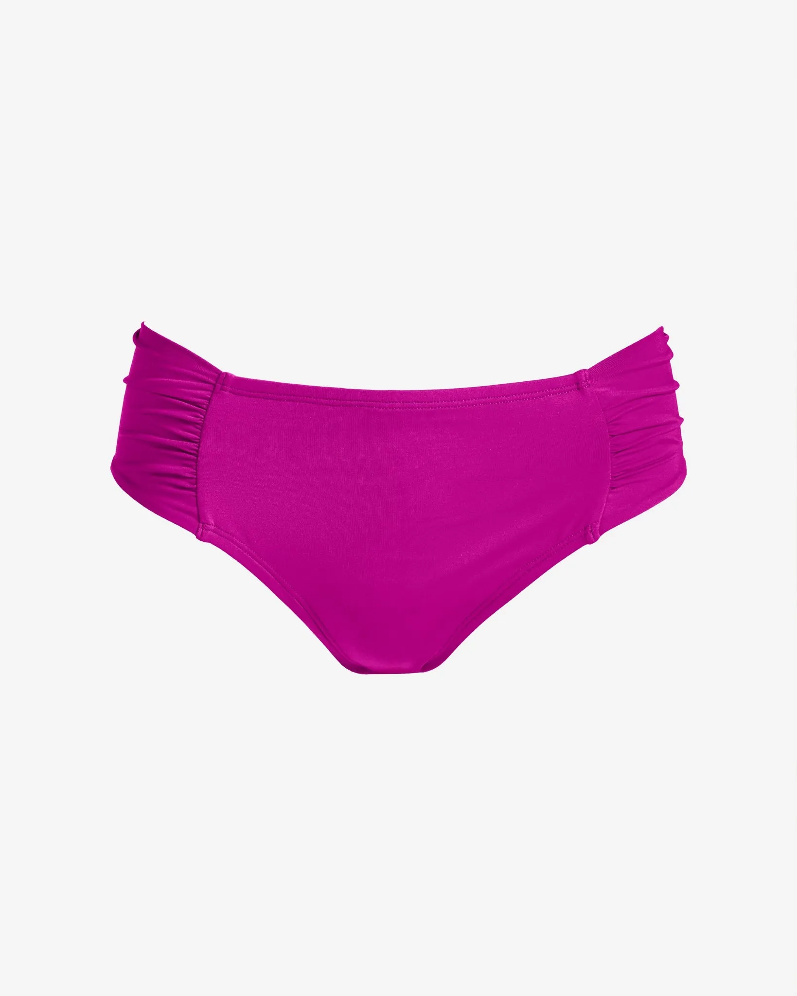 Swim Sense Side Ruched Bikini Bottom Wild Aster sold by Boston Proper product image thumbnail 2