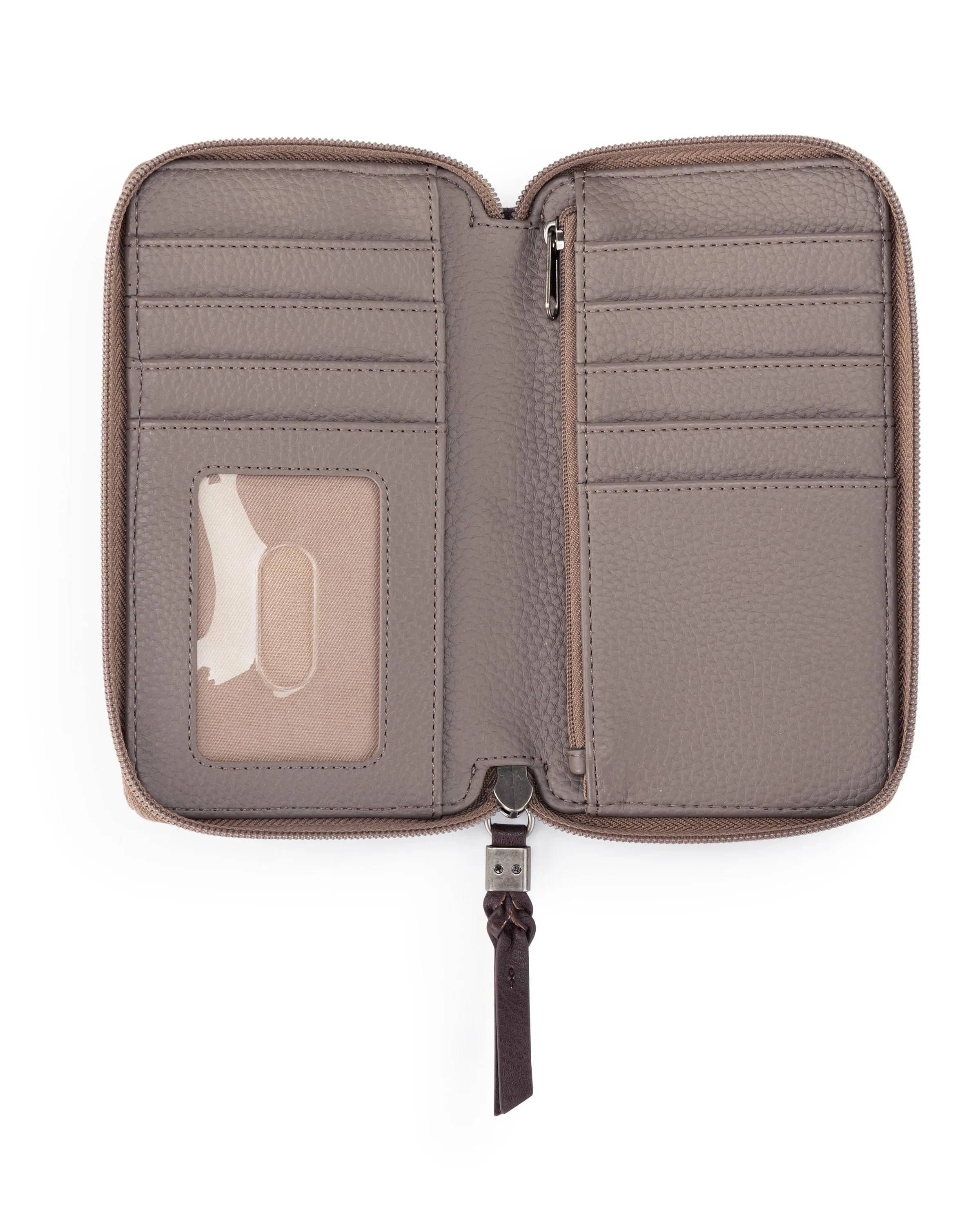 Silverlake Smartphone Wallet - Leather - Mushroom Suede sold by Boston Proper product image thumbnail 4